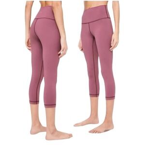 Lululemon Wunder Under Crop High Rise Full-On Luxtreme Size 8